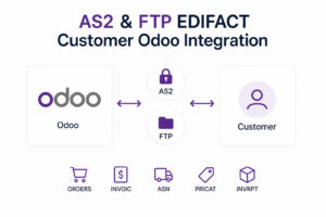 AS2 & FTP EDIFACT Customer Odoo Integration | EDIFACT Customer Odoo Integration | AS2 | FTP | ORDERS | INVOIC | ASN | PRICAT | INVRPT
