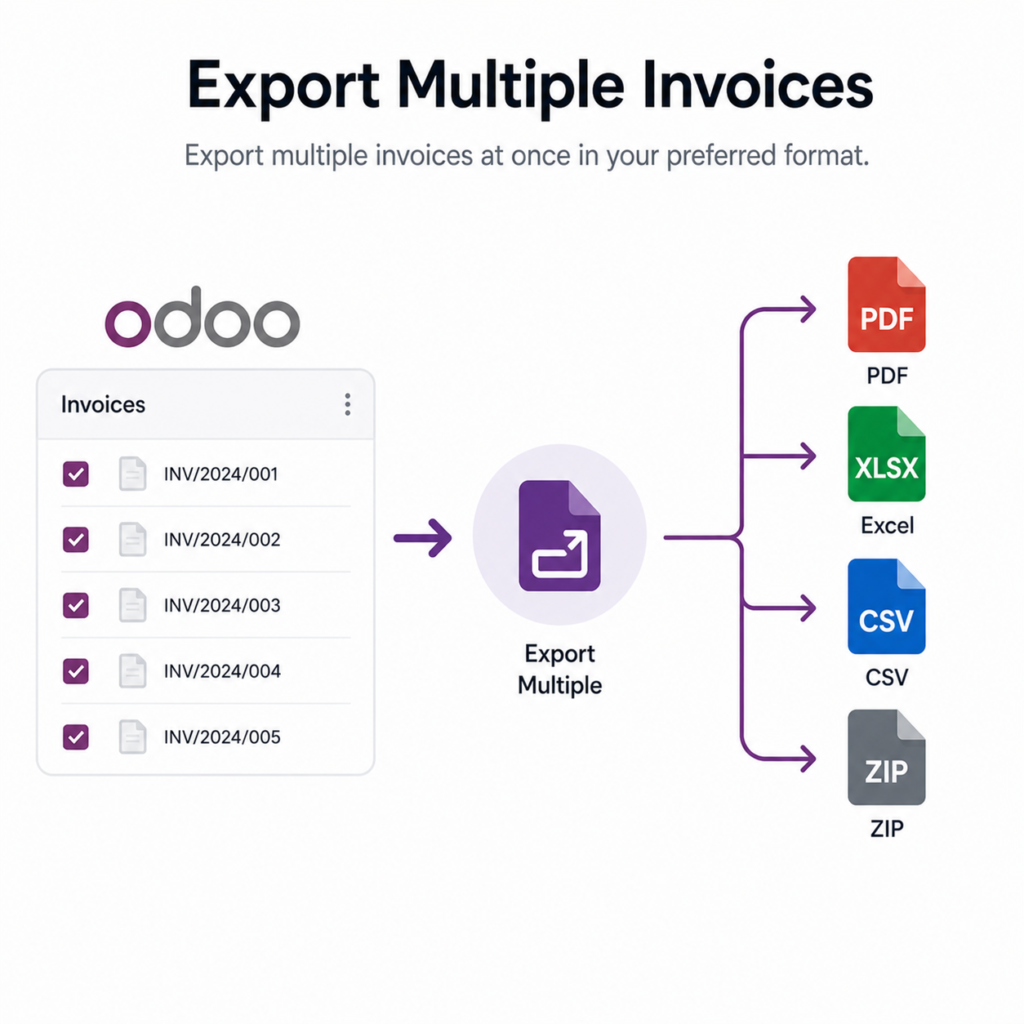 Export Multiple Invoice