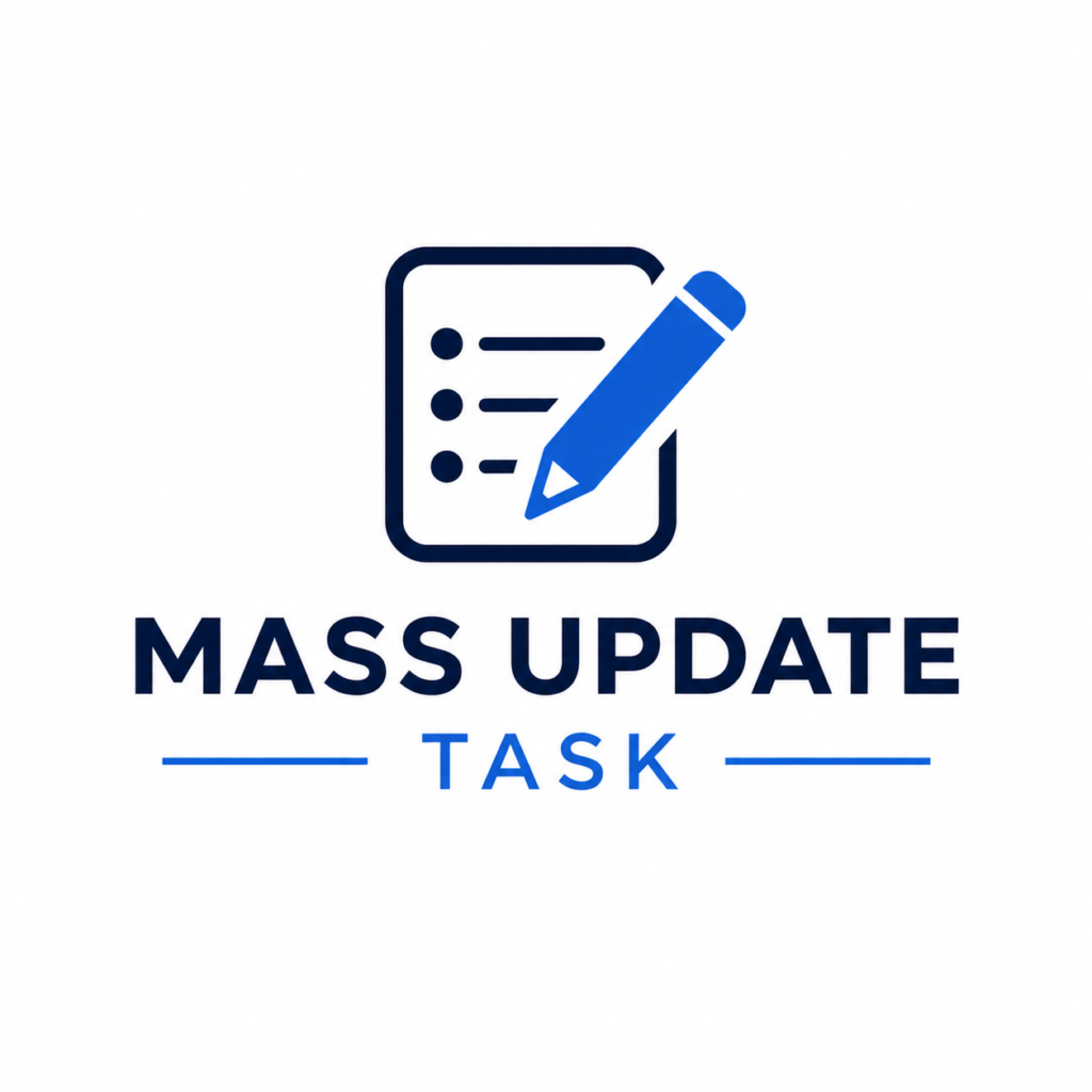 Mass Update Tasks Details