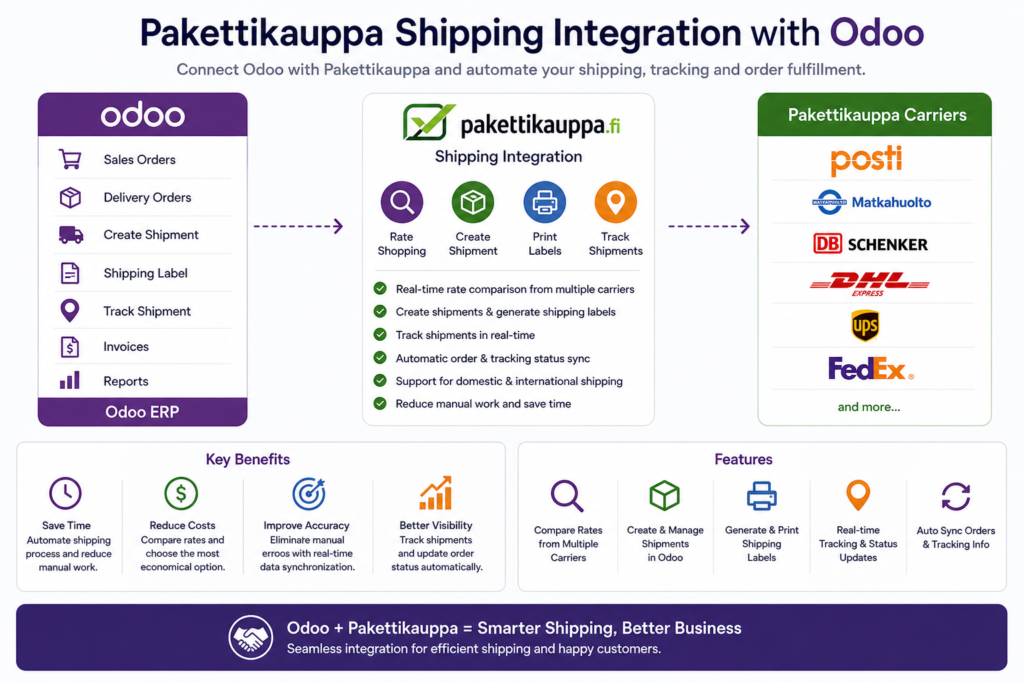 Pakettikauppa Shipping Integration | Finland | Europe ( Carrier Dependent)