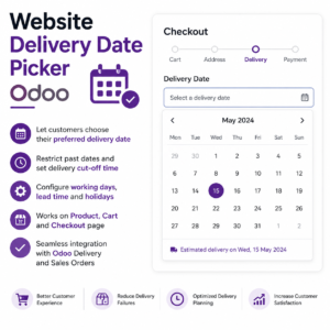 Website Delivery Date, Time Slot & Same-Day Delivery | Website Delivery Date Picker Odoo | Time Slot & Shipping Scheduler | Odoo Checkout Delivery Options | Date Selection & Time Slot Management | Smart Delivery Scheduling for a Better Checkout Experience