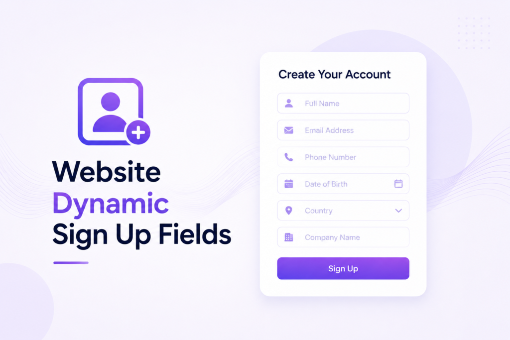 Website Signup Custom Fields & User Approval | Dynamic Signup Fields | User Approval System