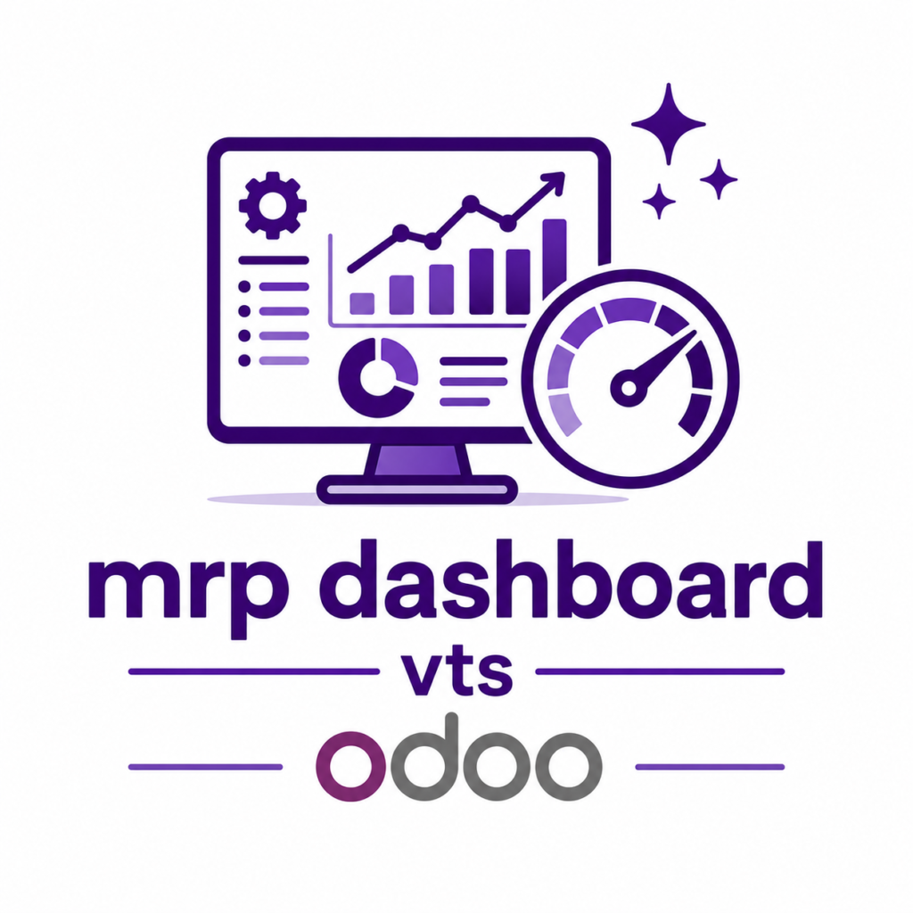 MRP Dashboard | Advanced Manufacturing Dashboard for Odoo | Manufacturing KPI Dashboard with Work Order & Scrap Analysis | Production Planning Dashboard with Material Shortage Alerts