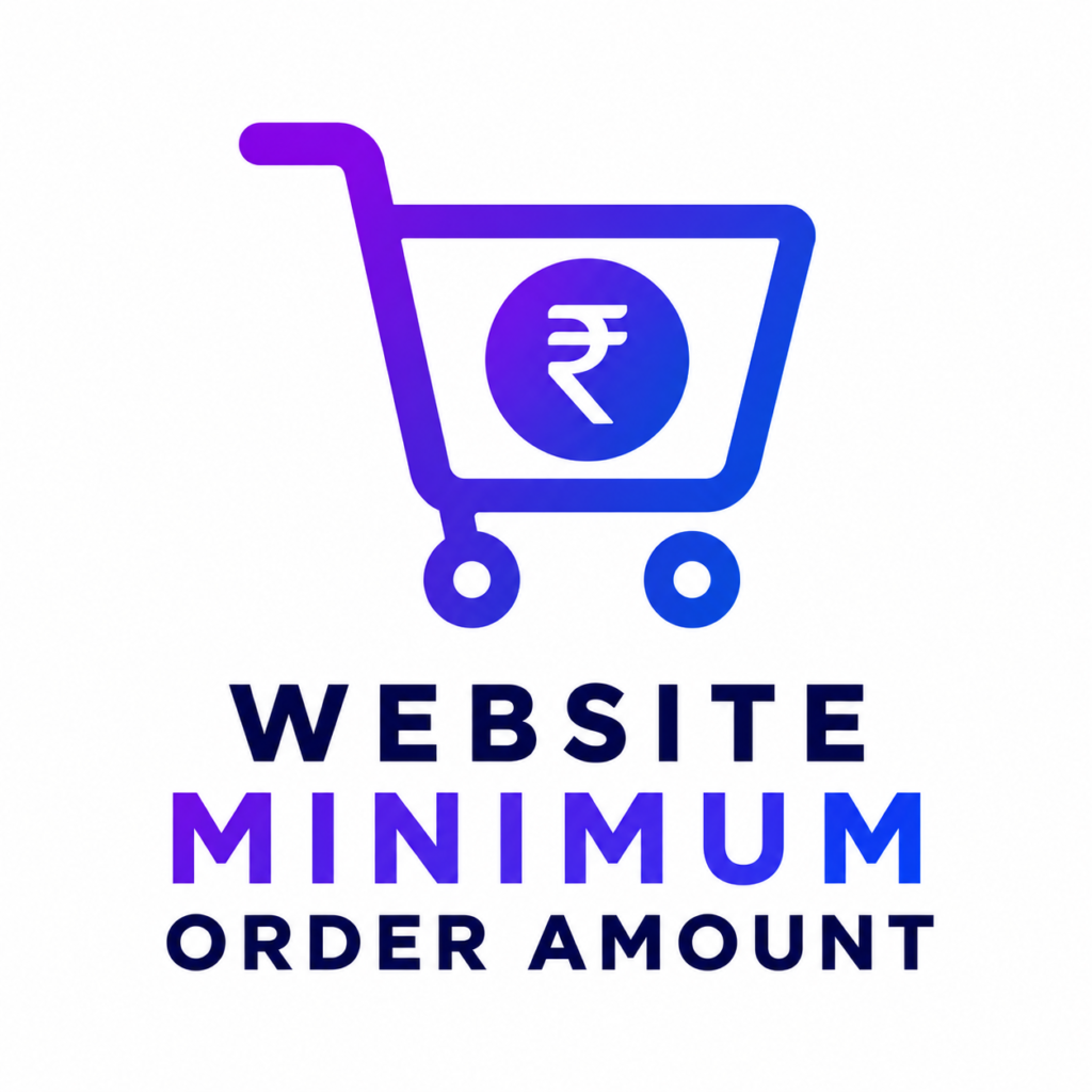 Website Minimum Checkout Amount | Website Minimum Order Amount | Website Cart Minimum Amount | Minimum Order Amount for Website | Checkout Minimum Amount Restriction